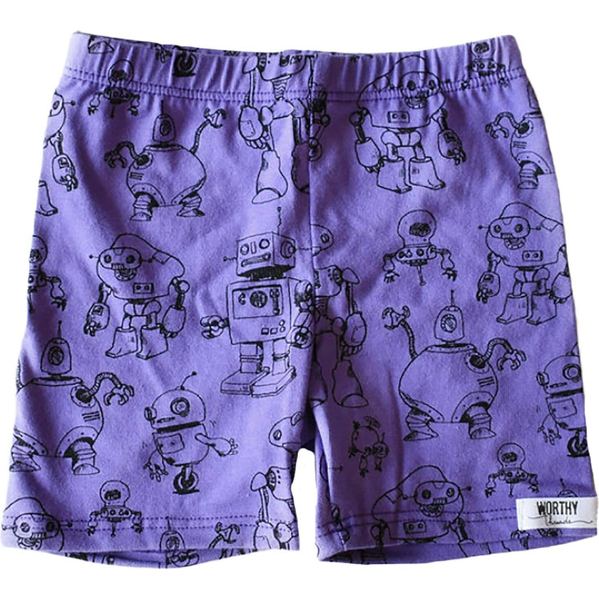 Robots Biker Shorts