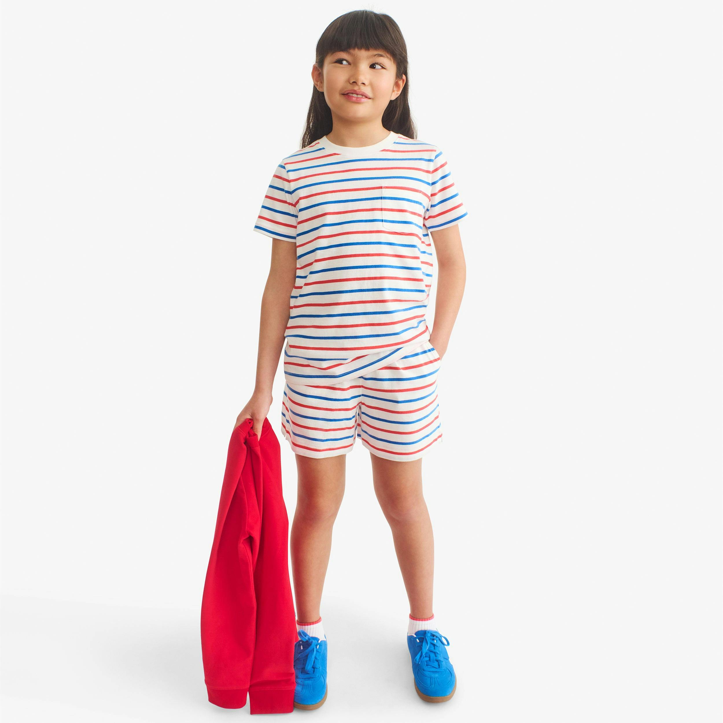 Clearance kids park short in stripe