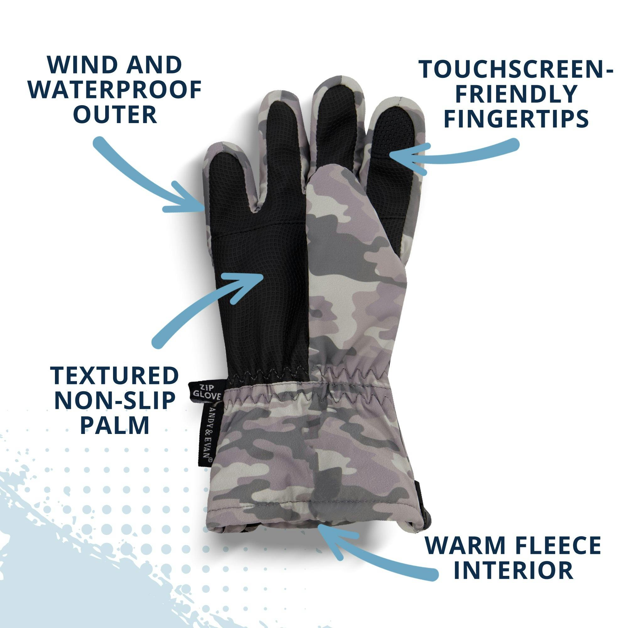 Winter & Ski Glove powered by ZIPGLOVE™ TECHNOLOGY