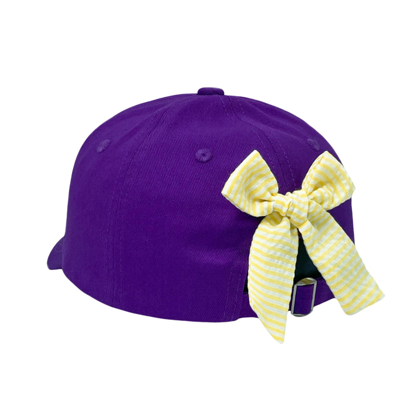 Officially Licensed LSU Tigers Bow Baseball Hat (Youth)