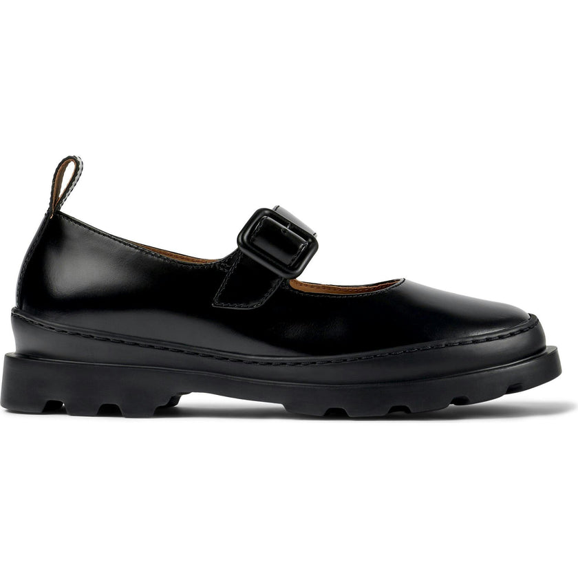 Women's Brutus Urban Style Mary Jane Flat Shoes, Black