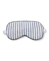Adult's Twill Sleep Mask in Navy French Ticking (NEW)