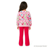 Girls Two-Piece Sweater Set | Christmas Sweets