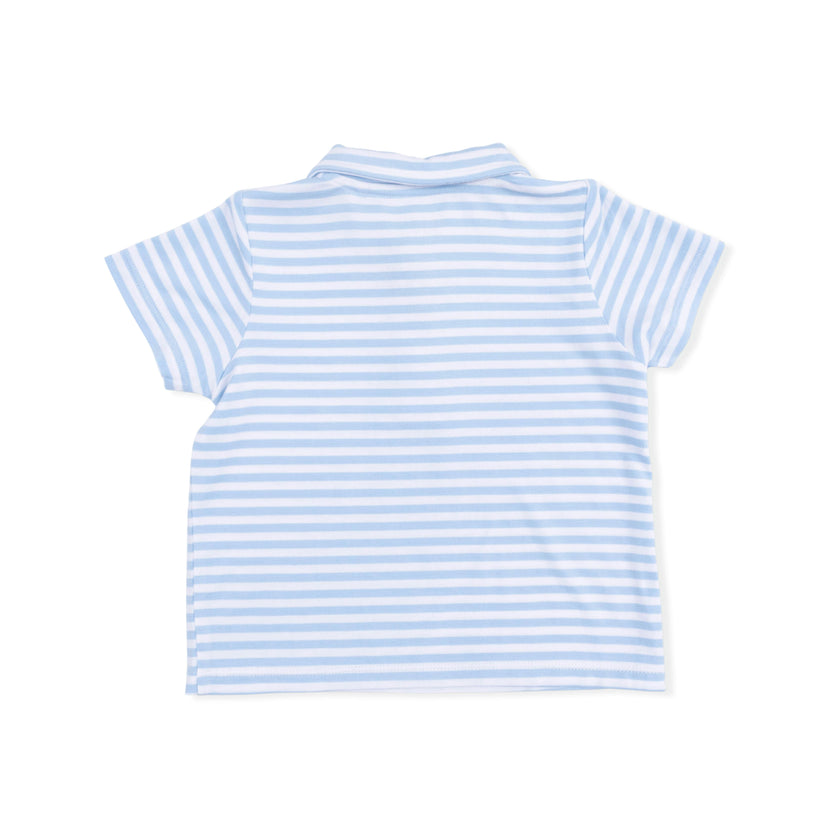 Striped Golf - Polo with Casual Short