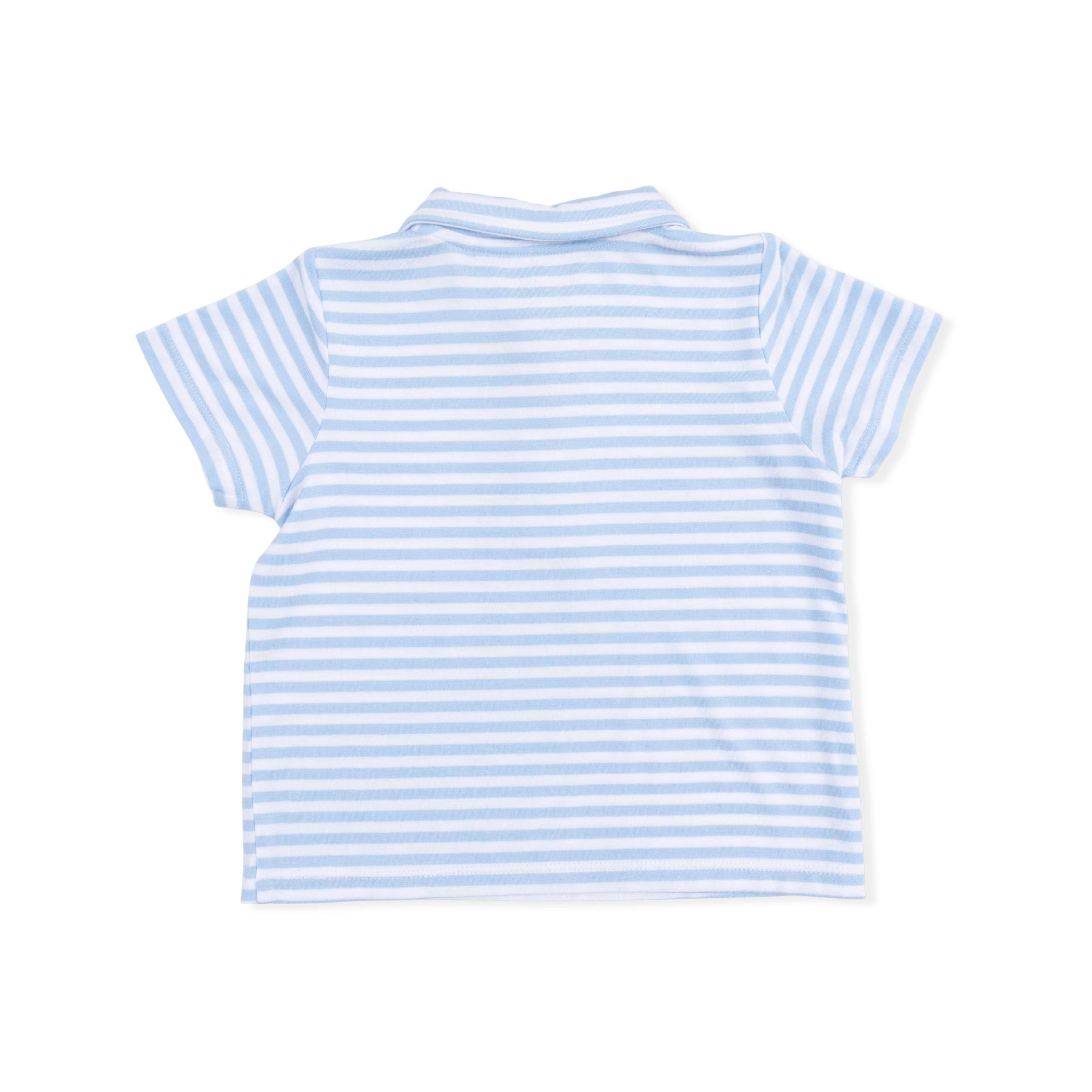 Striped Golf - Polo with Casual Short