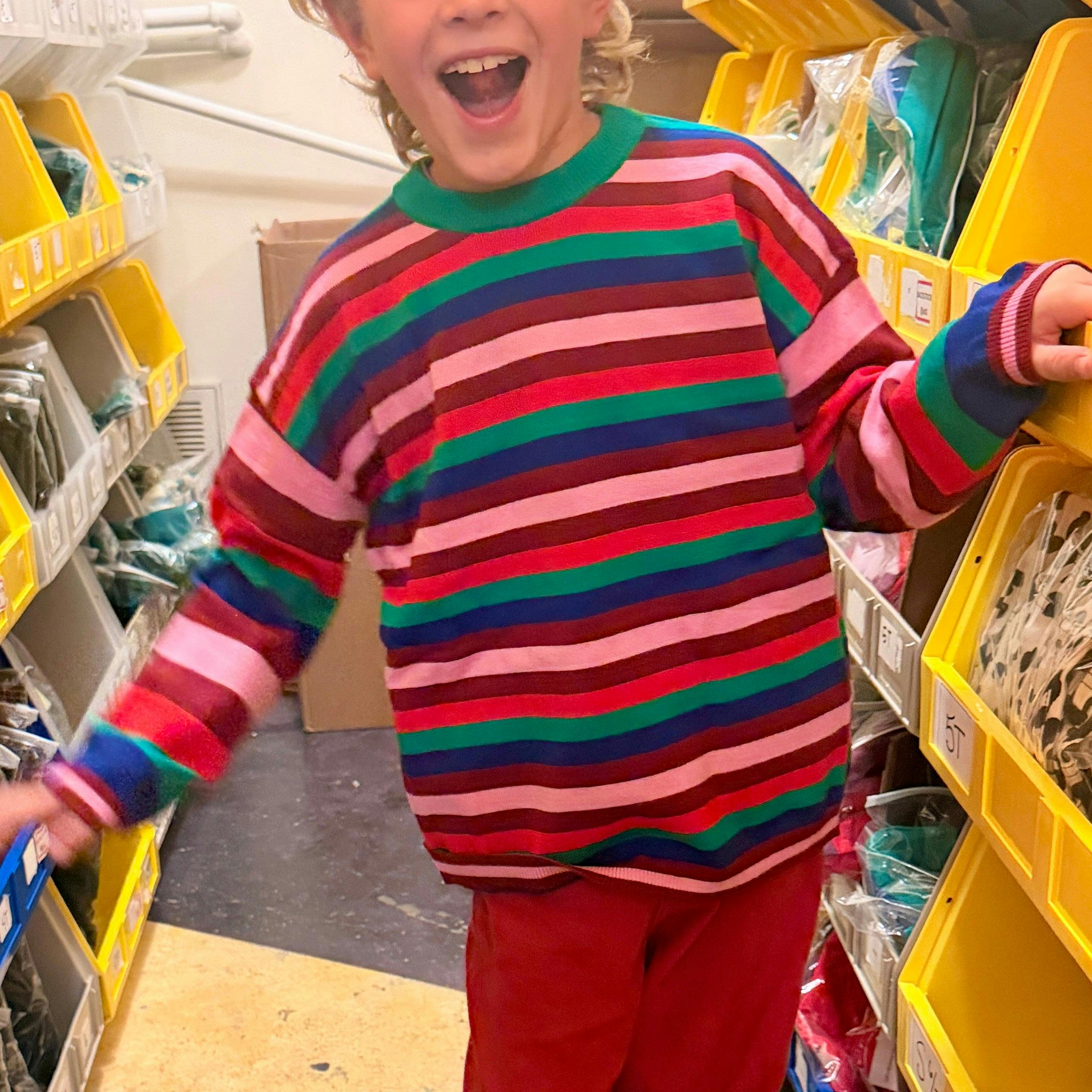 Rainbow Stripe Sweater