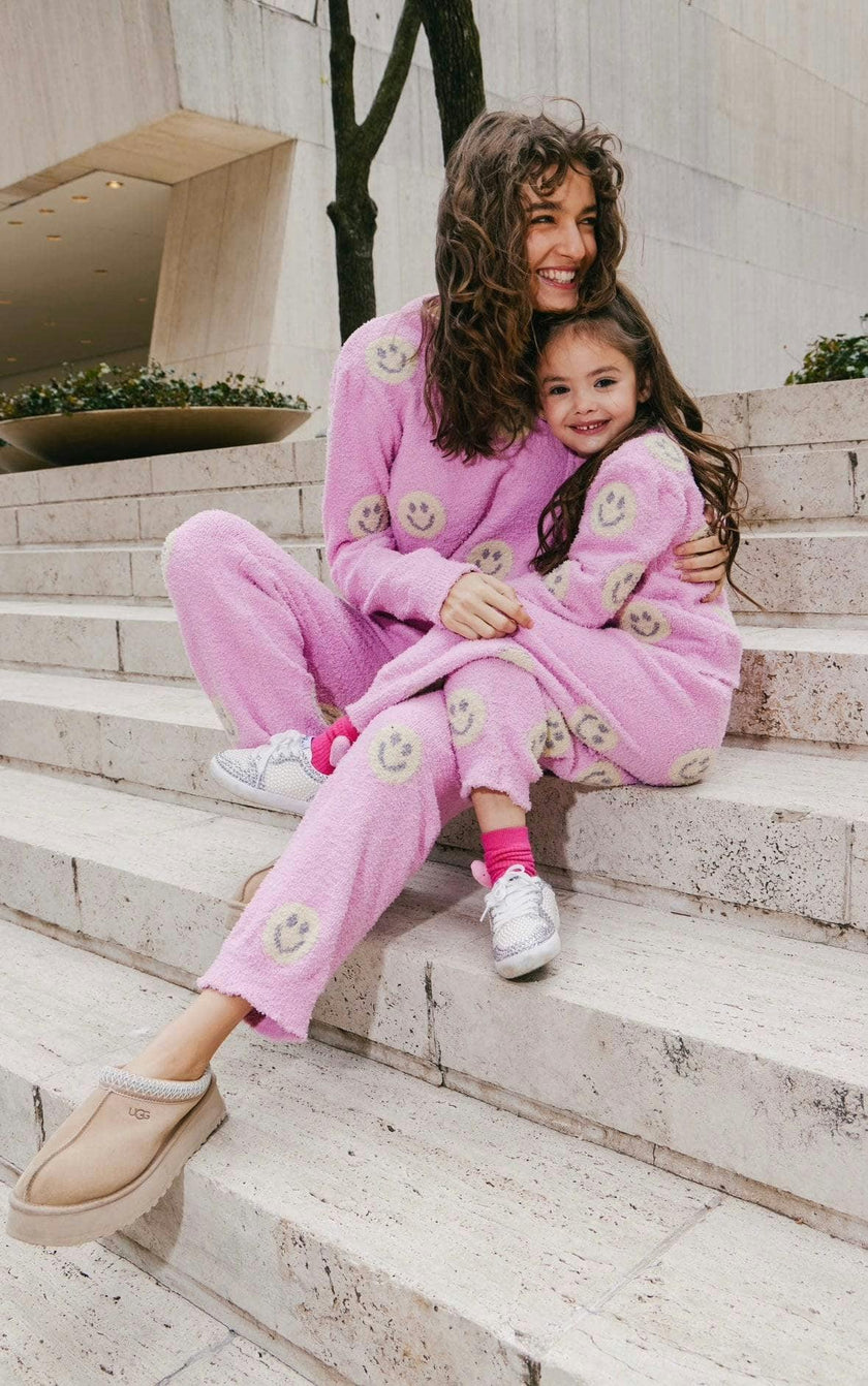 Pinky Fuzzy Smiley Emoji Set