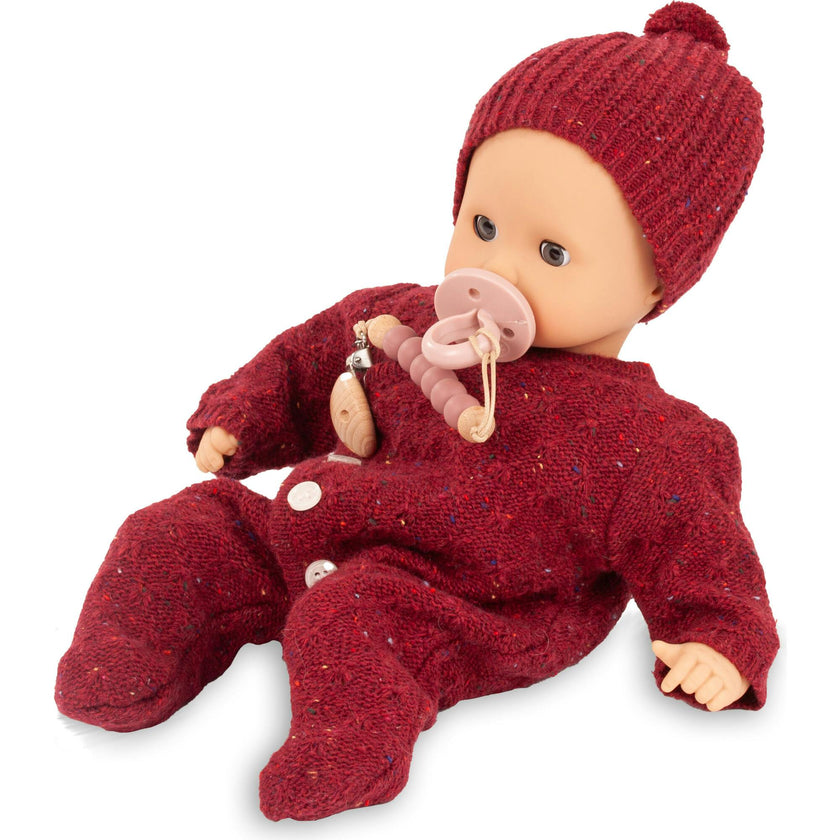 Gotz Muffin Baby “Jubilee” 13" Soft‑Body Baby Doll with Brown Sleeping Eyes