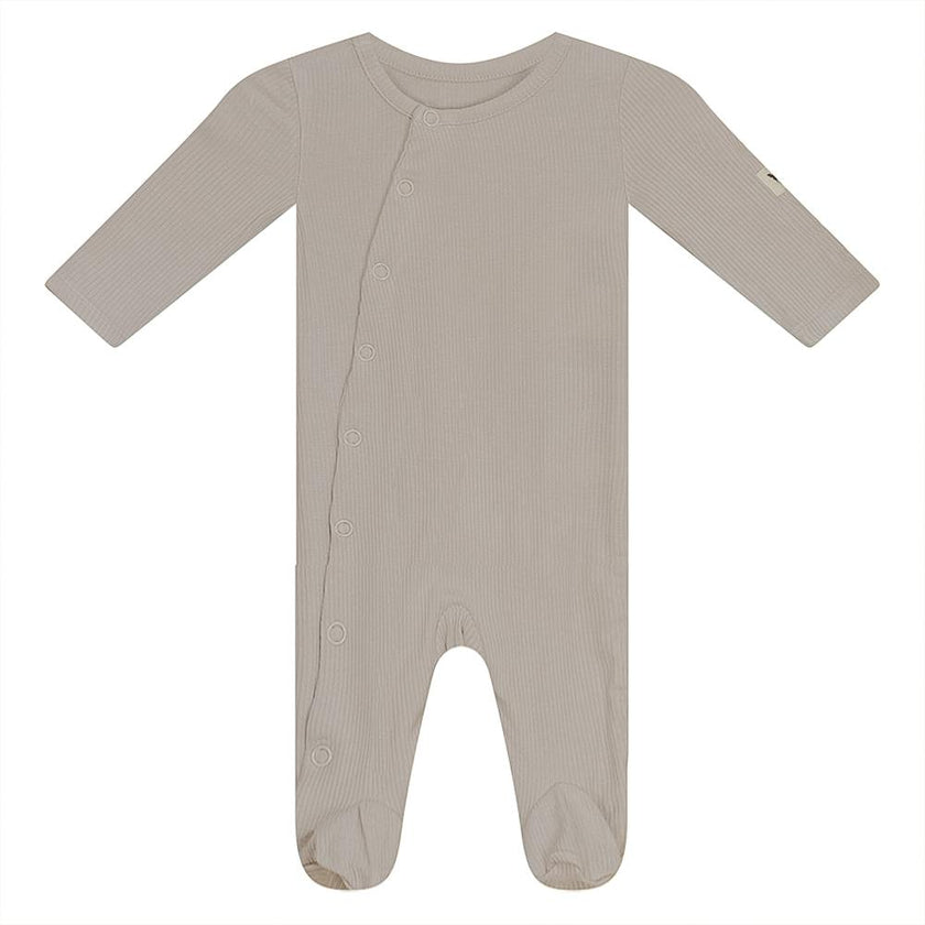 Rib Onesie Dark Almond
