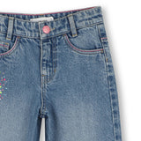 Blue Studded Denim Pants