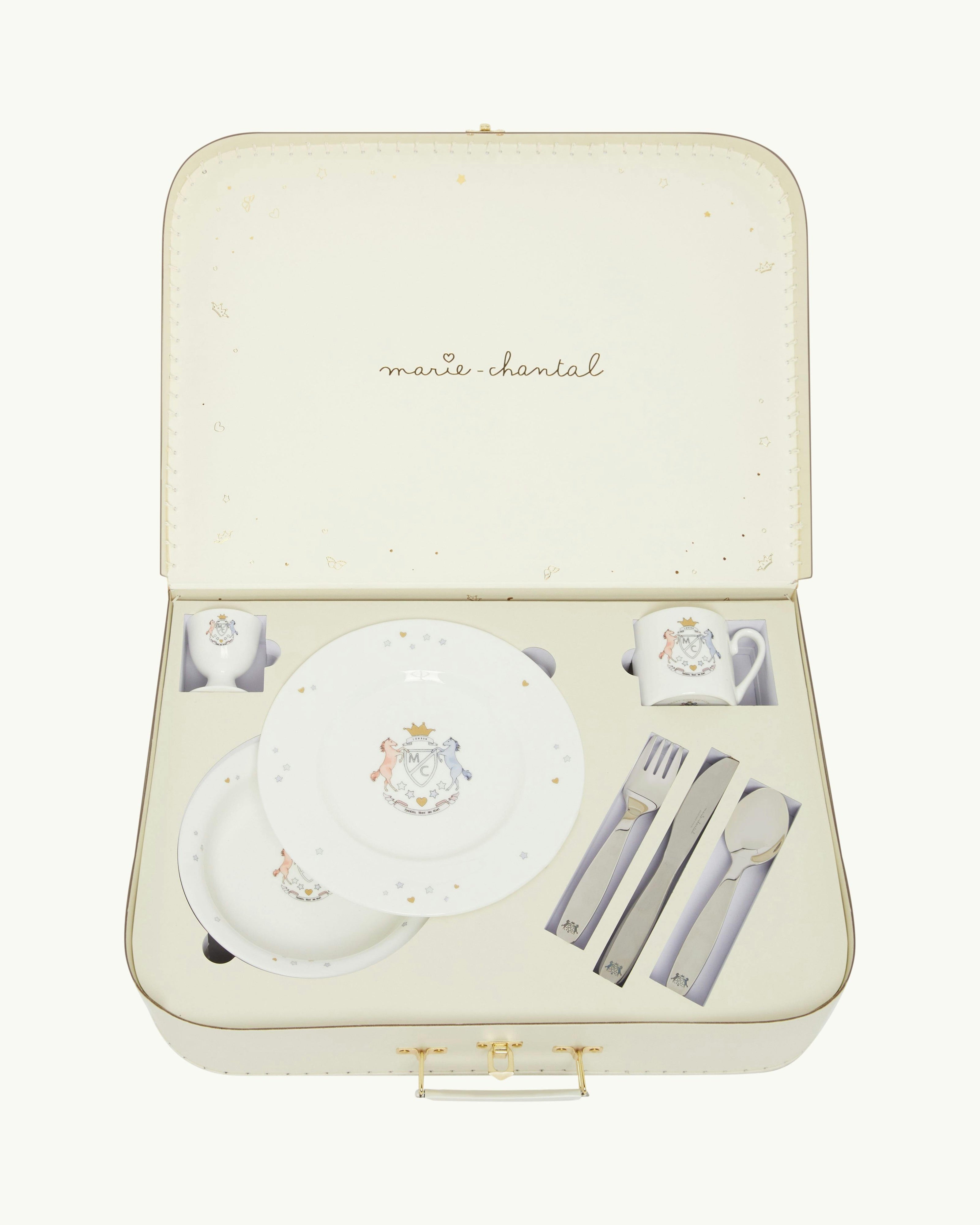 Crest Collection Breakfast Suitcase Set