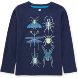 Lotsa Bugs Graphic Tee, Blue