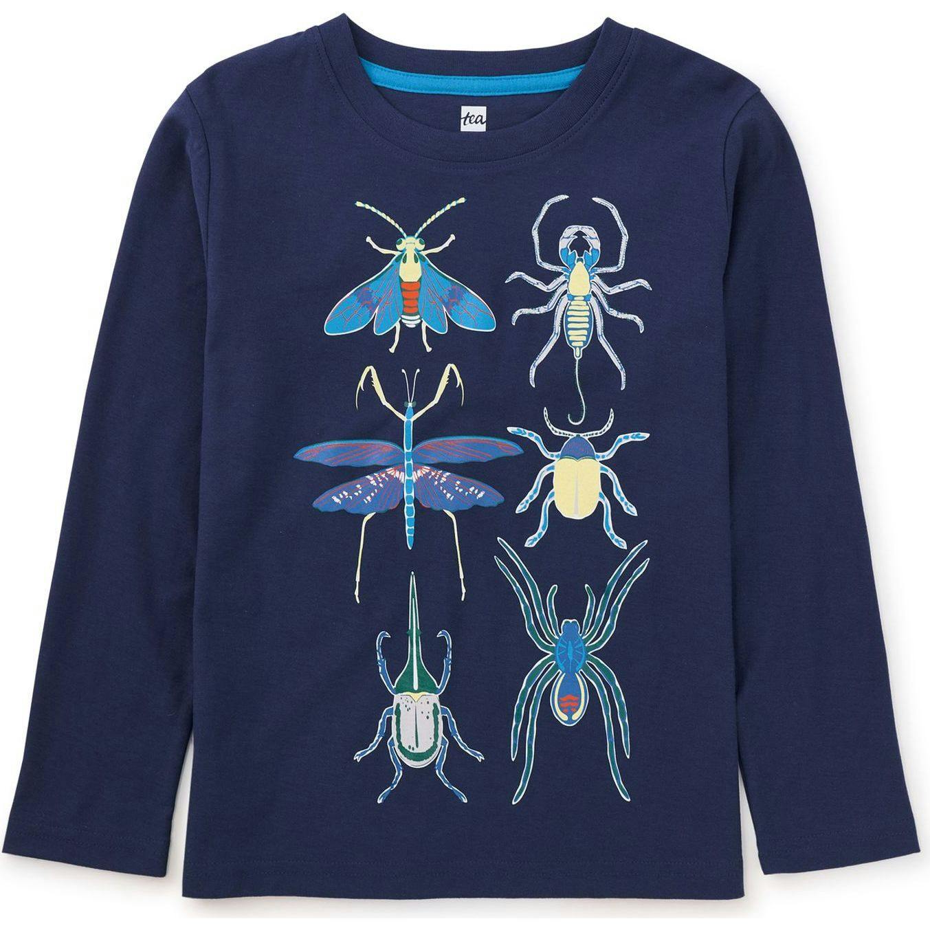 Lotsa Bugs Graphic Tee, Blue