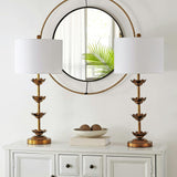 Lani Leaf Table Lamps with USB Port