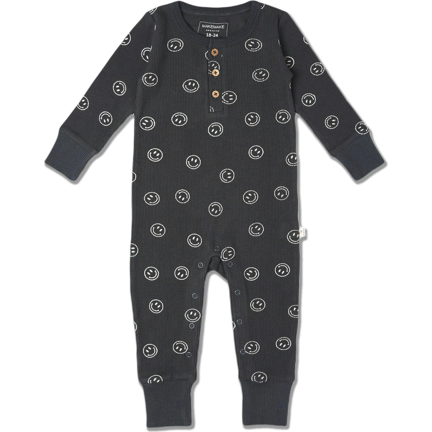 Organic Button Romper