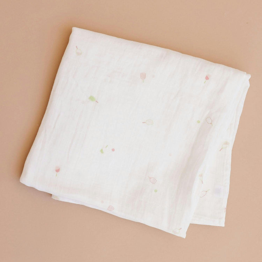 Organic Muslin Swaddle Set - Green