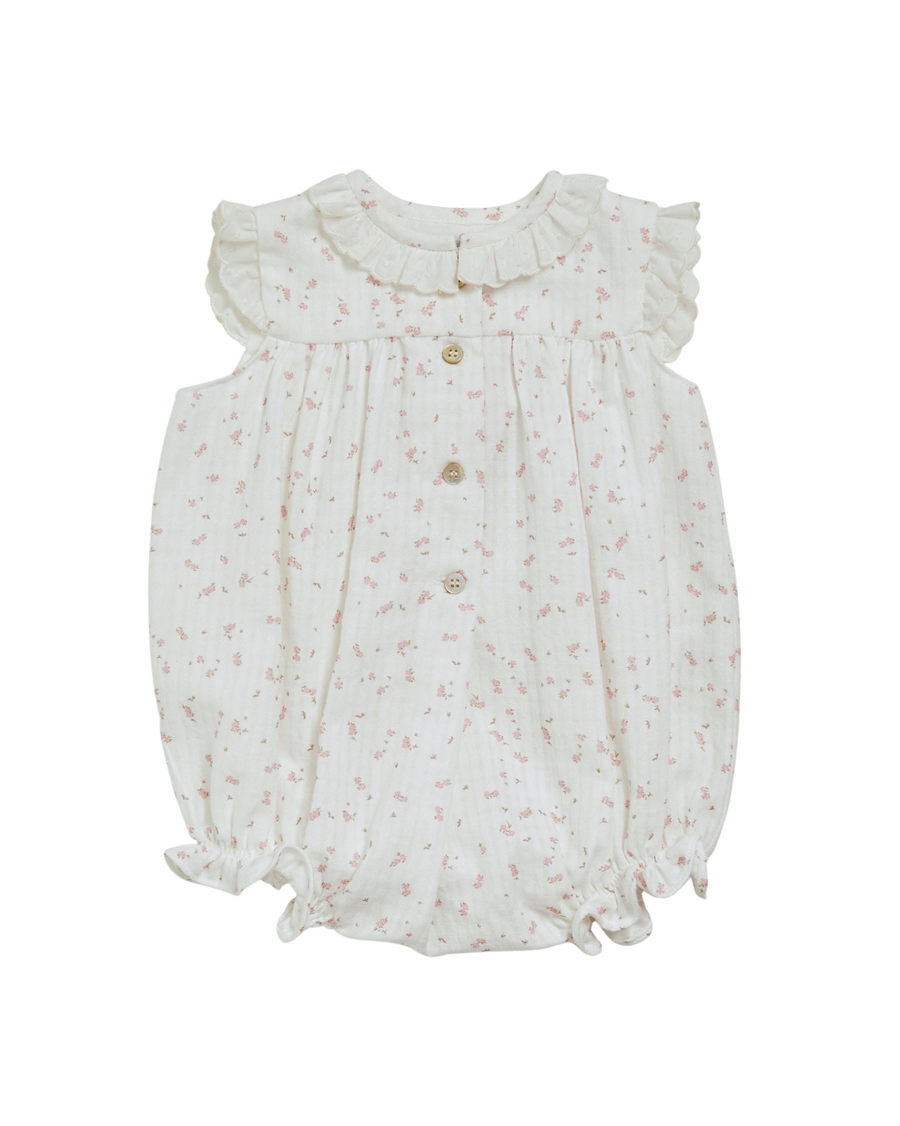 Arabelle Romper Jacquard Pink