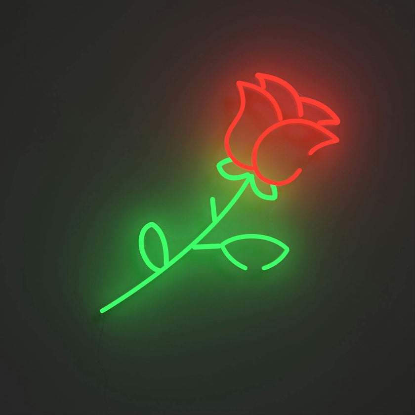 Red Rose, LED neon sign