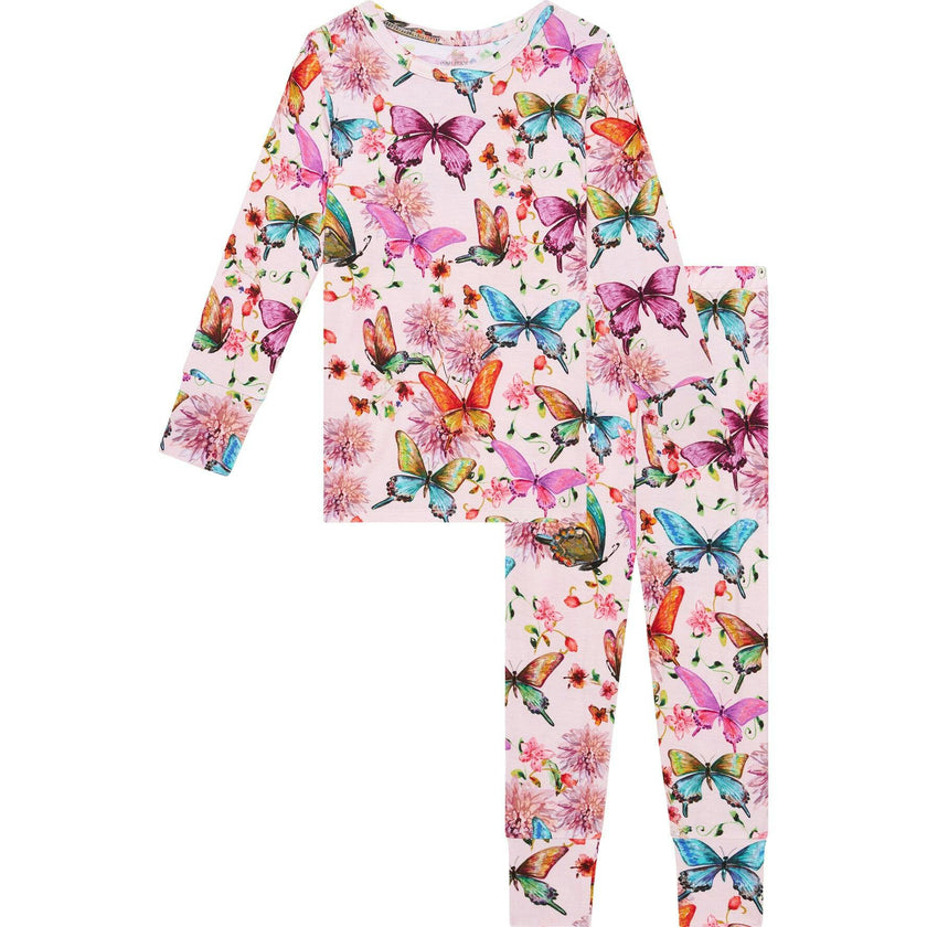 Watercolor Butterfly Classic Pajama Set