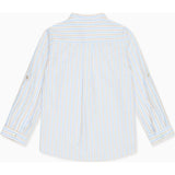 Caramel Stripe Jazmin Long Sleeve Boy Shirt
