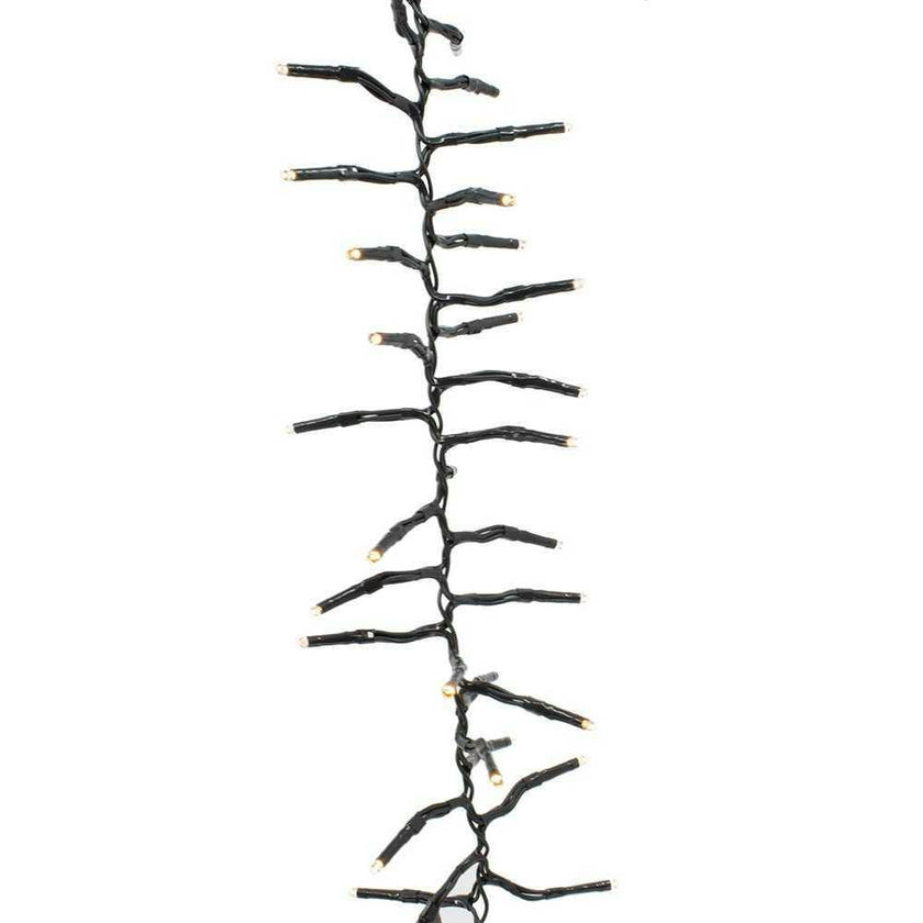 3000-Light 98-Foot Cluster Garland with Warm White LED Lights