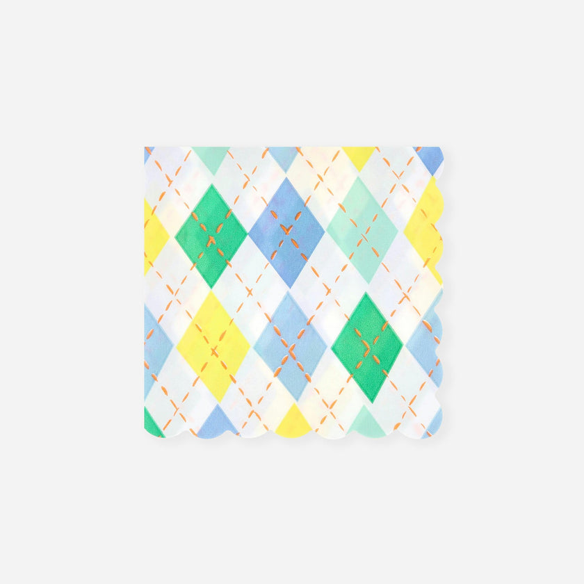 Argyle Small Napkins