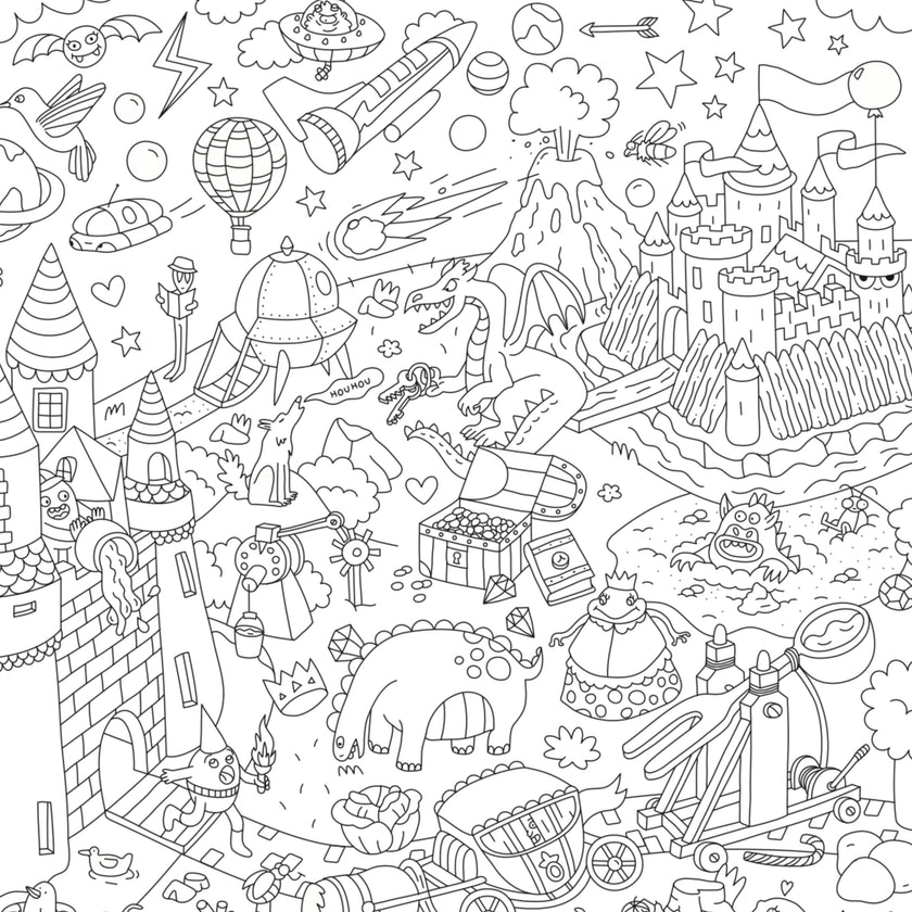 Magic - Giant Coloring Poster