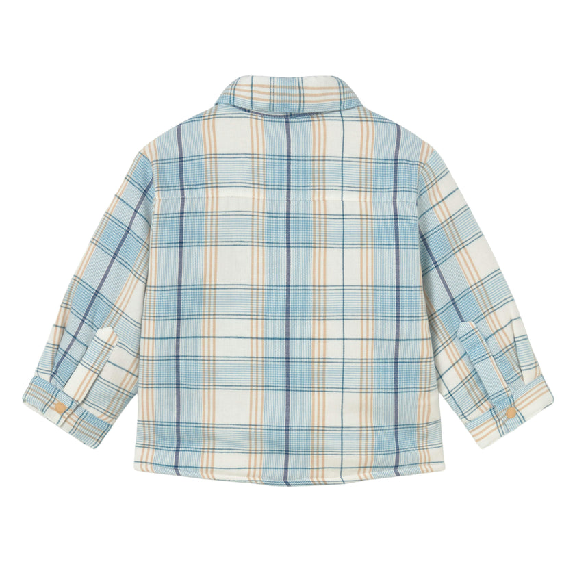 Blue Checked Overshirt