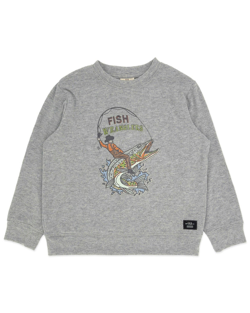 Fish Wrangler Hacci Pullover - Sage