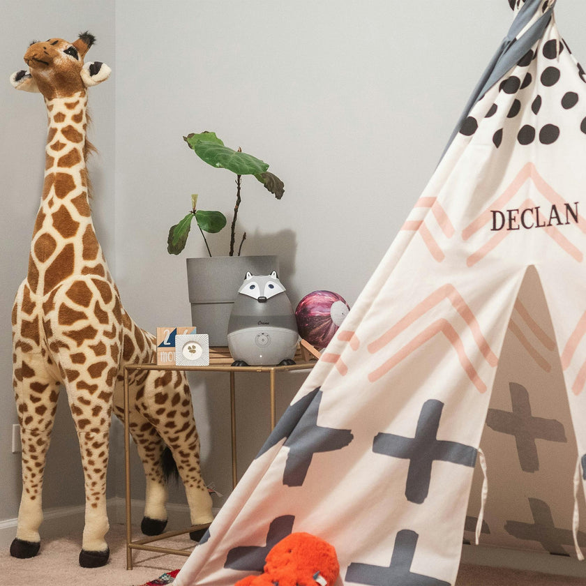 Crane .5 Gallon Mini Adorable Animal Shape Cool Mist Humidifier for Nursery