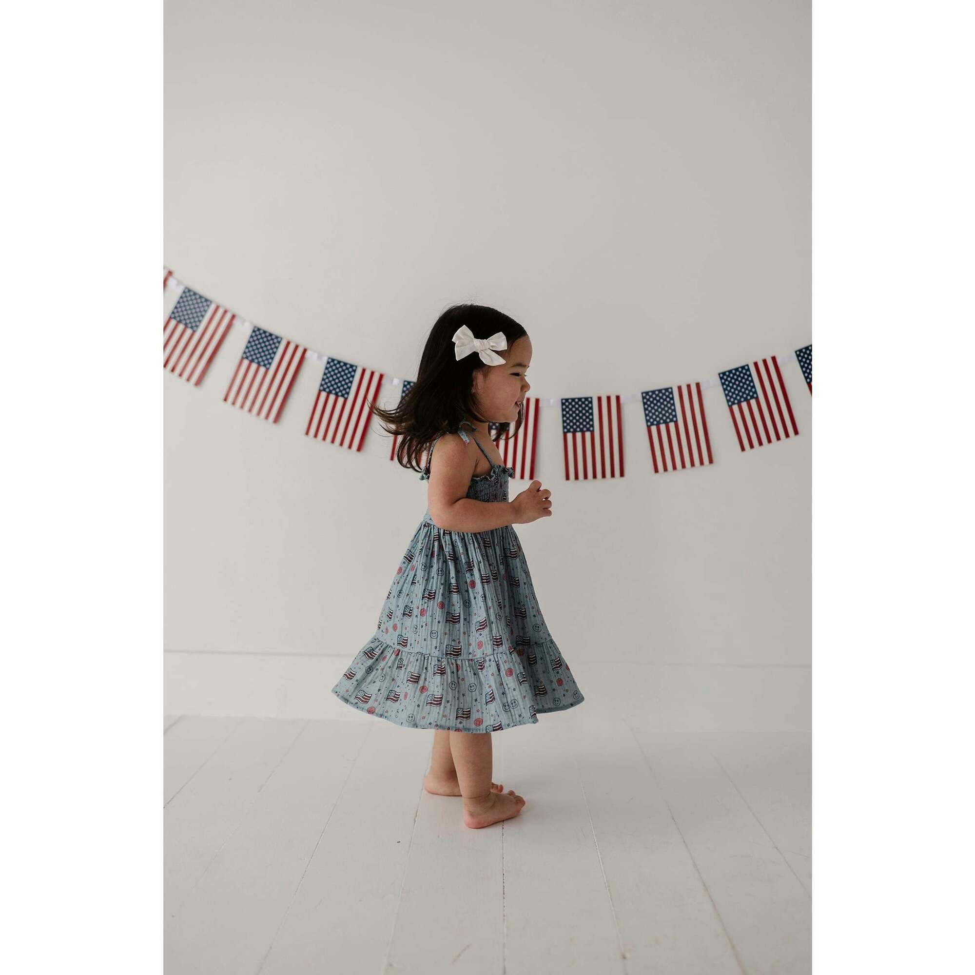 Tiered Mini Dress Retro America