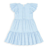 Stripe Knit Dress With Heart Cherries