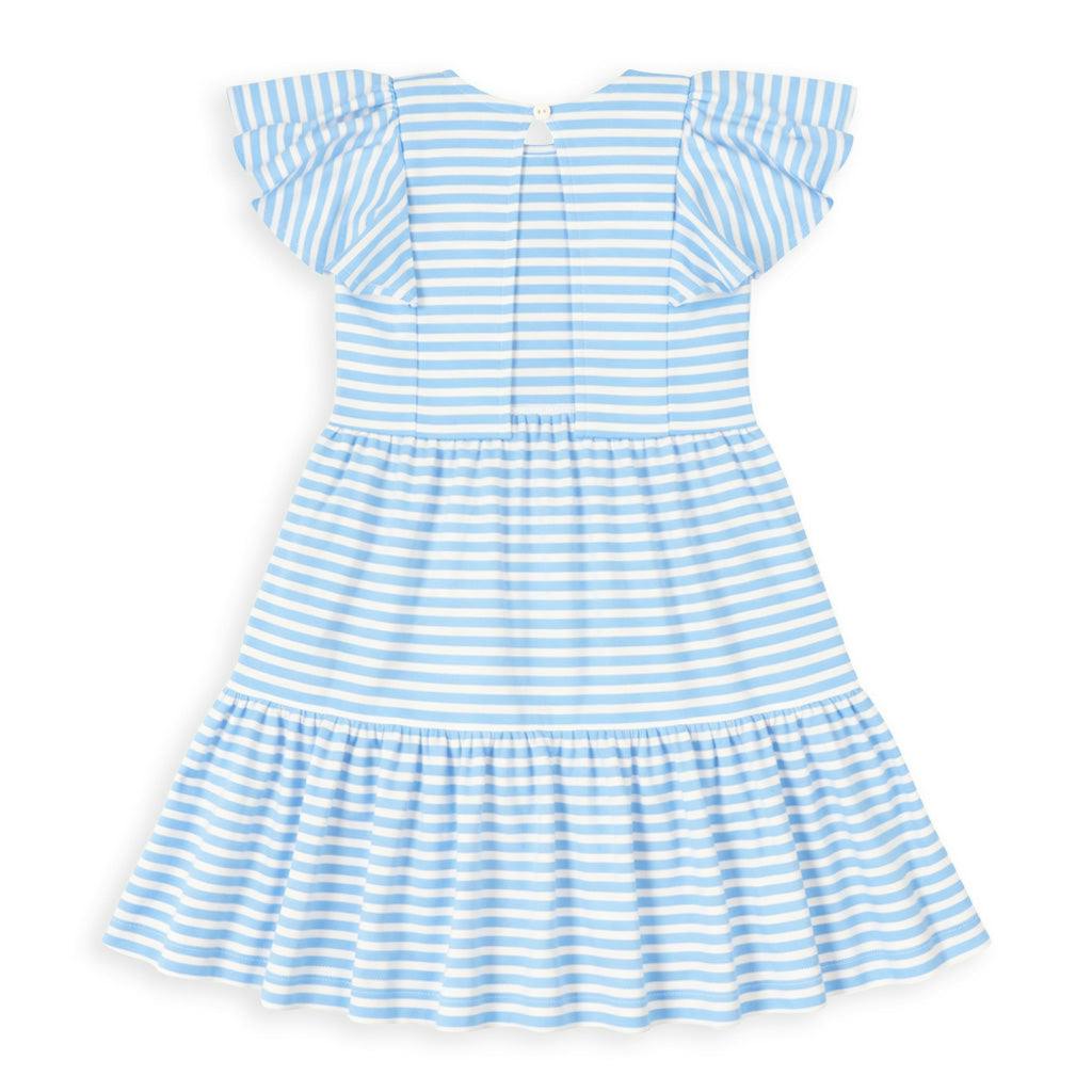 Stripe Knit Dress With Heart Cherries