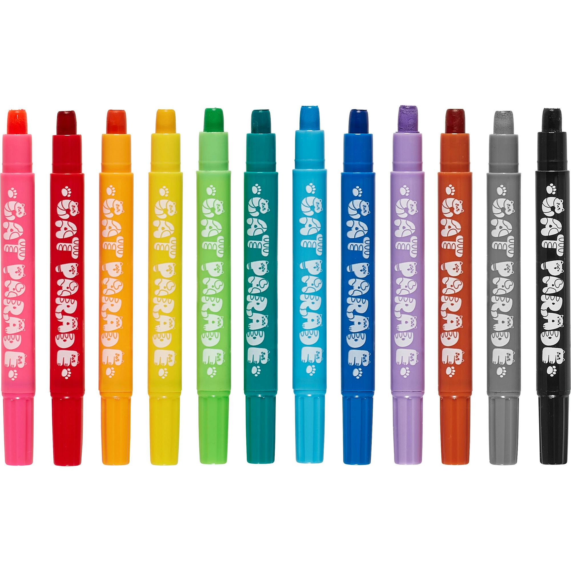 Cat Parade Gel Crayons - Set of 12