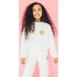 Blue Bright Smile Patch Fuzzy Set