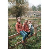 Acorn Ribbed Bib Buttoned Strap Jumper