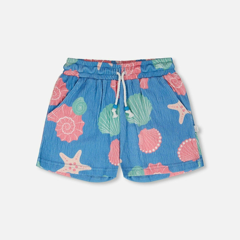 Crinkle Jersey Shorts
