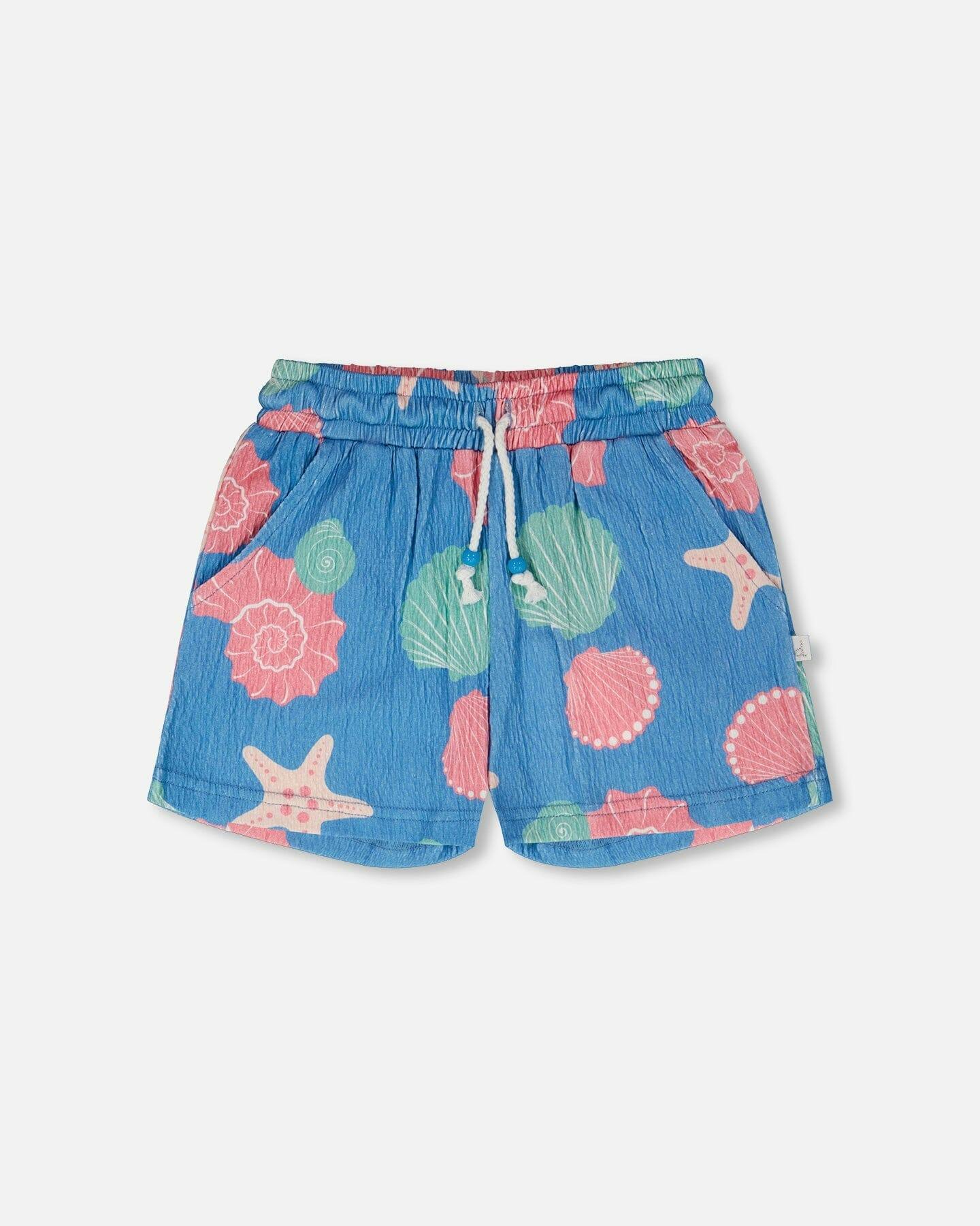 Crinkle Jersey Shorts