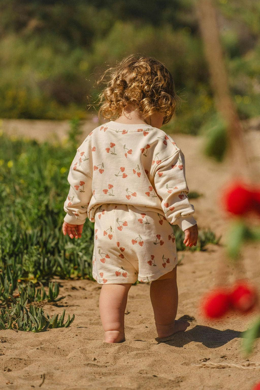 Sweatshirt Set in Cherry Crush