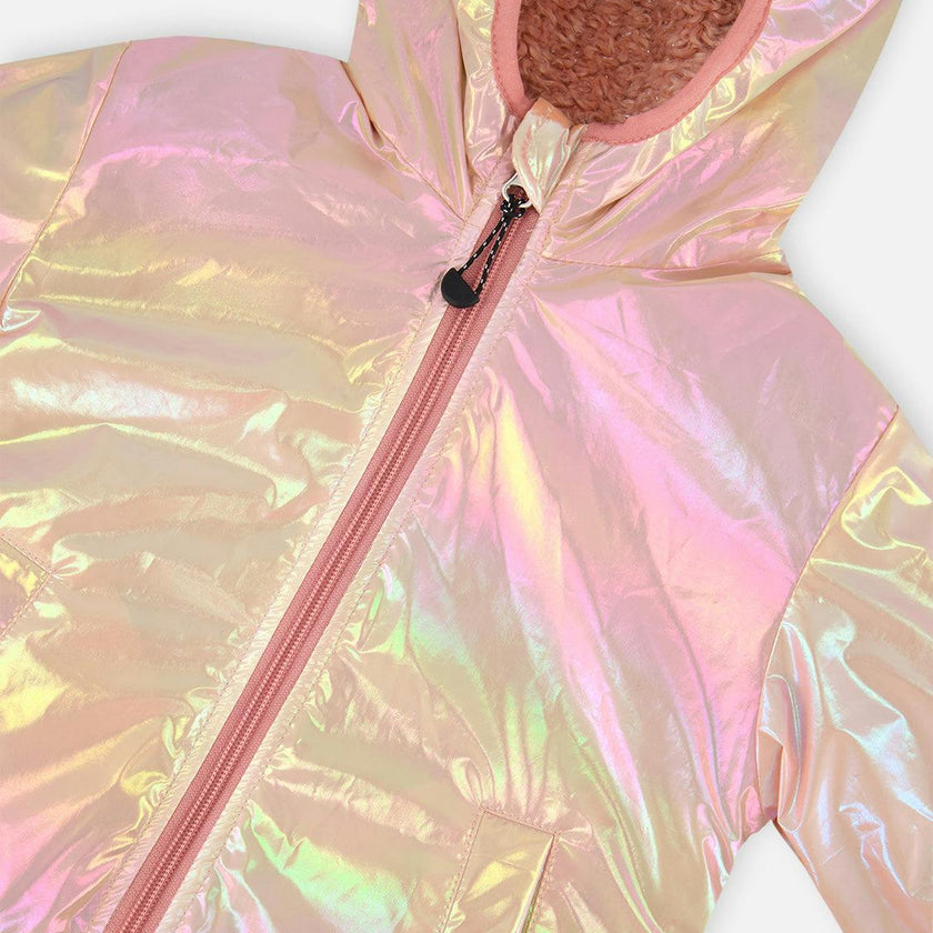 Baby Reversible Mid-Season Jacket Pink