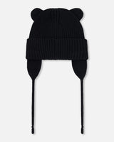 Baby Knit Hat Black