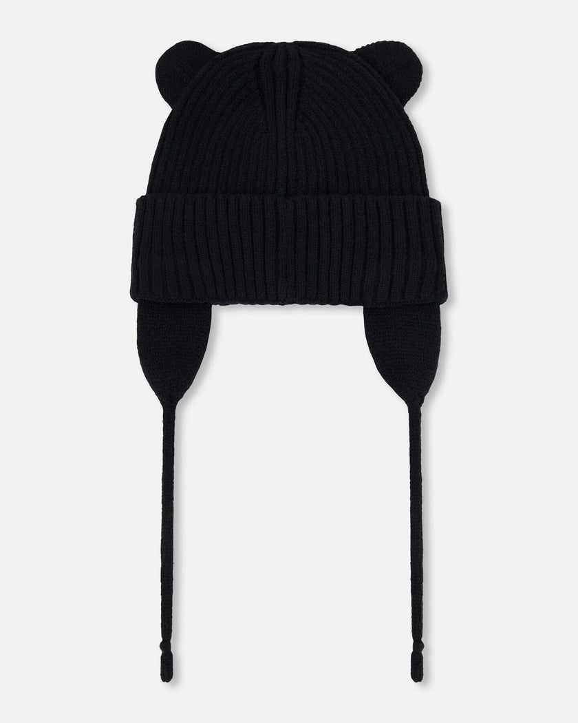 Baby Knit Hat Black