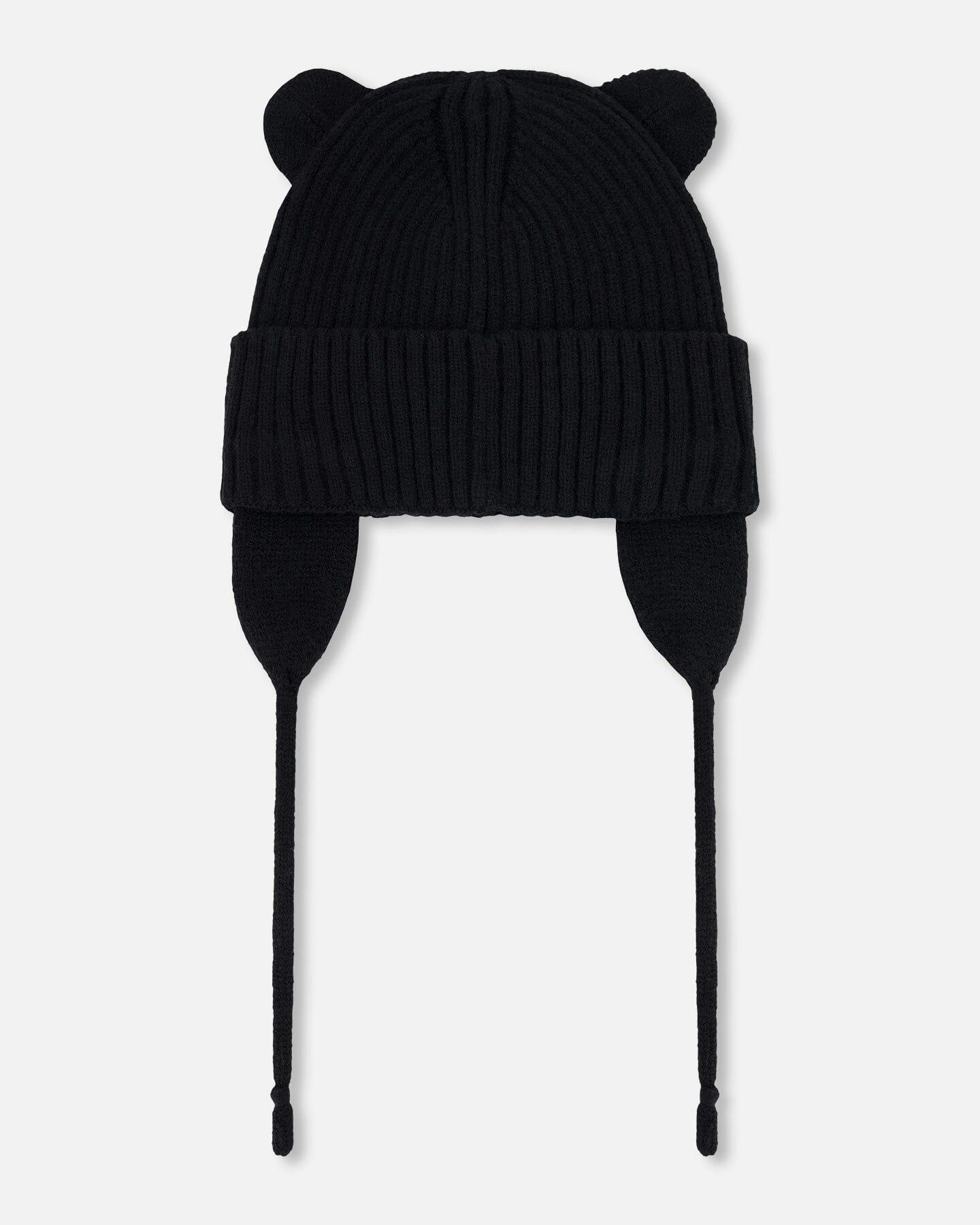 Baby Knit Hat Black