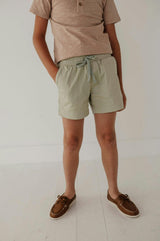 Boy's Twill Beach Shorts Desert Sage