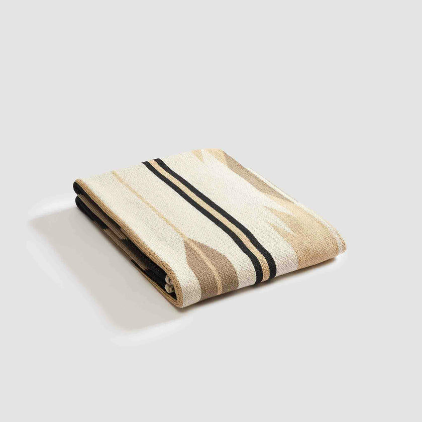 Cotton Sustainable Knit Throw Blanket | Star Gaze
