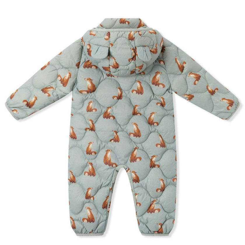 Lightweight Down Hooded Jumpsuit