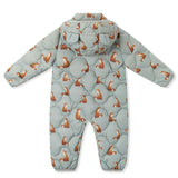 Lightweight Down Hooded Jumpsuit