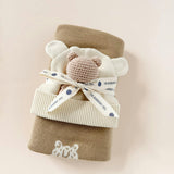 Honey Bear Hat Teether Gift Set