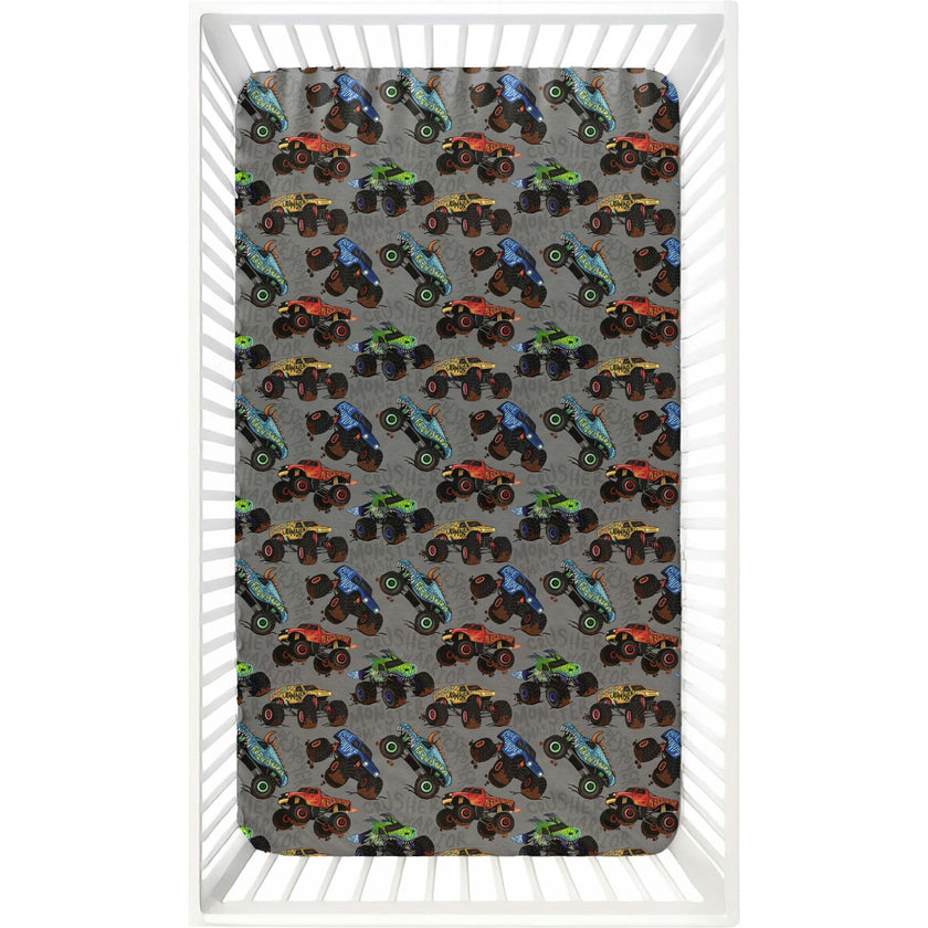 Monster Jams Crib Sheet