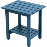 Kellie 16.1" Cottage Classic Slatted Solid Acacia Wood Indoor/Outdoor Shower Bench with Shelf